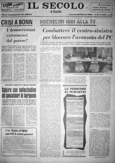 venerdì 28 ottobre 1966