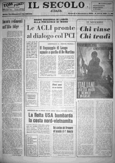 venerdì 4 novembre 1966