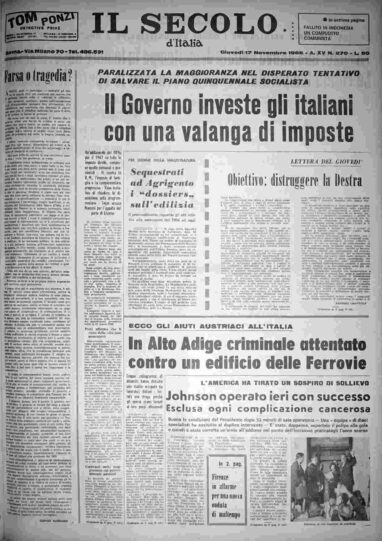 giovedì 17 novembre 1966
