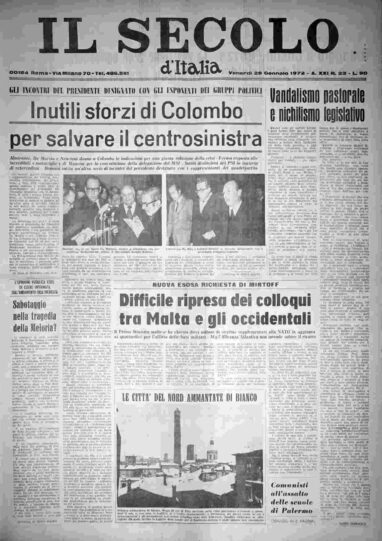 venerdì 28 gennaio 1972