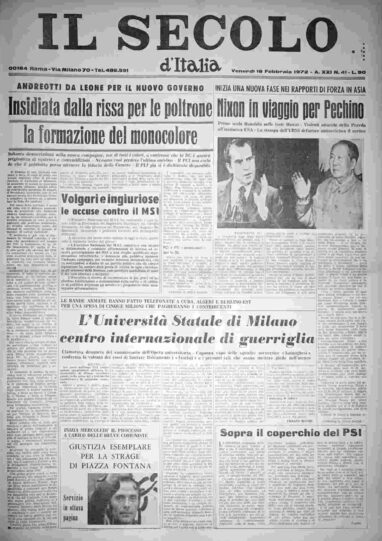 venerdì 18 febbraio 1972