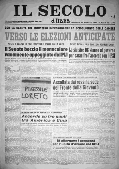 domenica 27 febbraio 1972