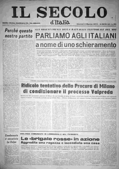 giovedì 2 marzo 1972