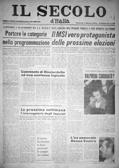 venerdì 3 marzo 1972
