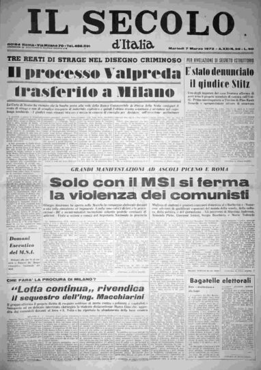 martedì 7 marzo 1972