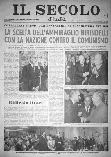 giovedì 16 marzo 1972