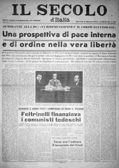 martedì 21 marzo 1972