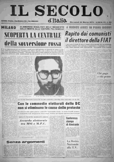 mercoledì 22 marzo 1972