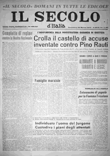 domenica 26 marzo 1972