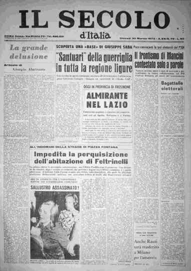 giovedì 30 marzo 1972