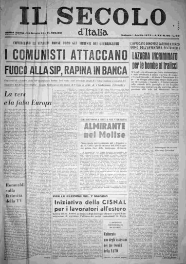 sabato 1 aprile 1972