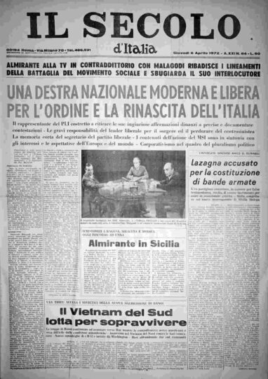 giovedì 6 aprile 1972