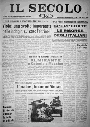 domenica 9 aprile 1972