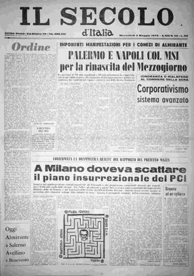 mercoledì 3 maggio 1972