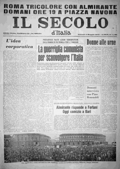 giovedì 4 maggio 1972