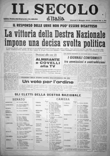giovedì 11 maggio 1972