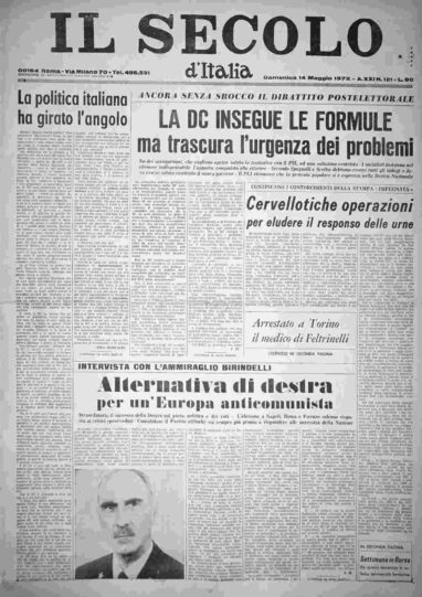 domenica 14 maggio 1972