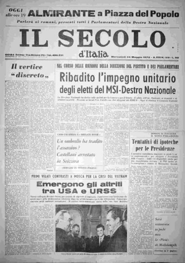 mercoledì 24 maggio 1972