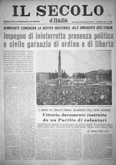 giovedì 25 maggio 1972
