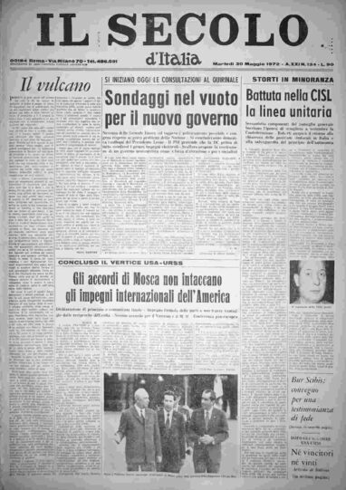 martedì 30 maggio 1972