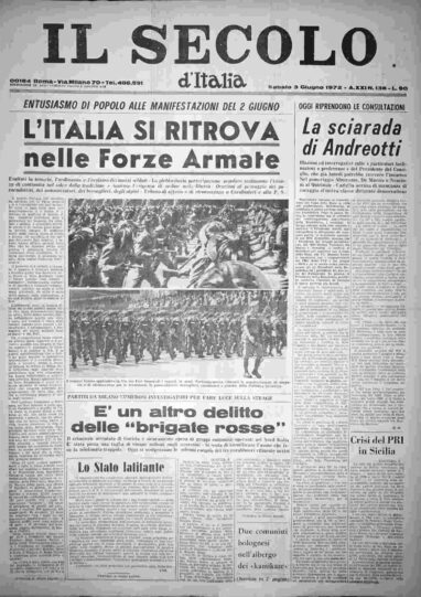 sabato 3 giugno 1972