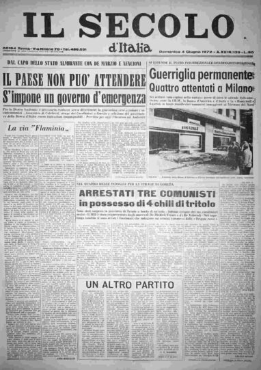 domenica 4 giugno 1972