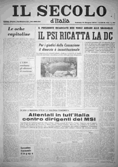 sabato 10 giugno 1972