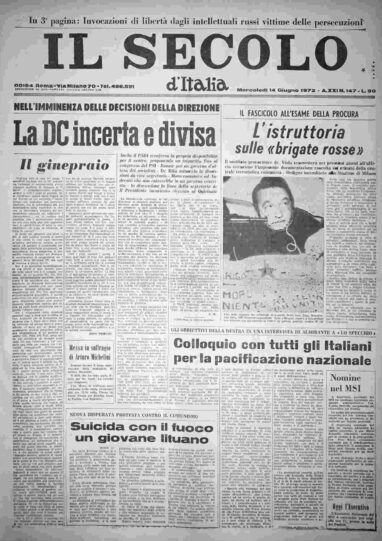 mercoledì 14 giugno 1972