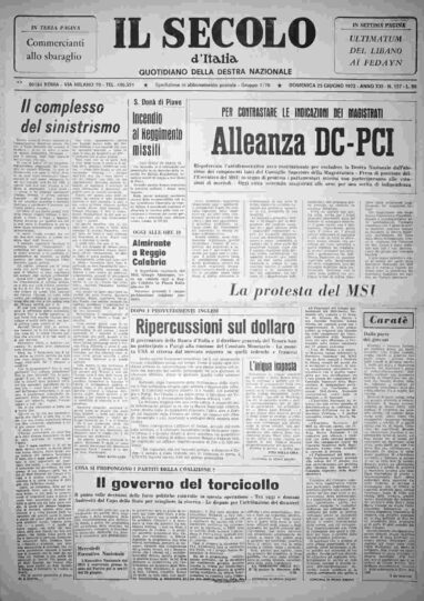 domenica 25 giugno 1972