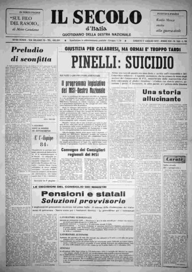 sabato 1 luglio 1972
