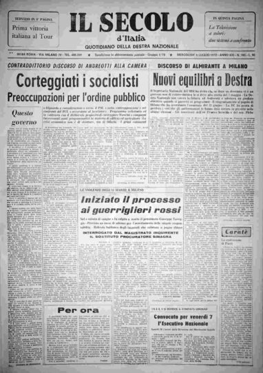 mercoledì 5 luglio 1972