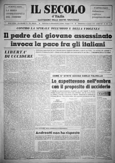 domenica 9 luglio 1972