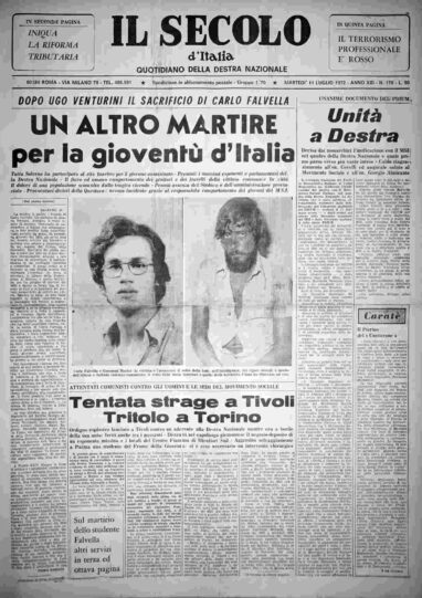 martedì 11 luglio 1972