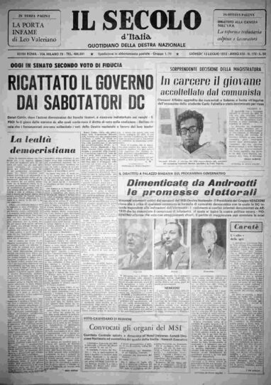 giovedì 13 luglio 1972