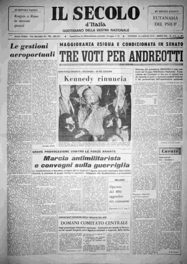 venerdì 14 luglio 1972