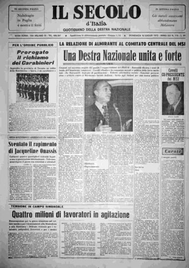 domenica 16 luglio 1972