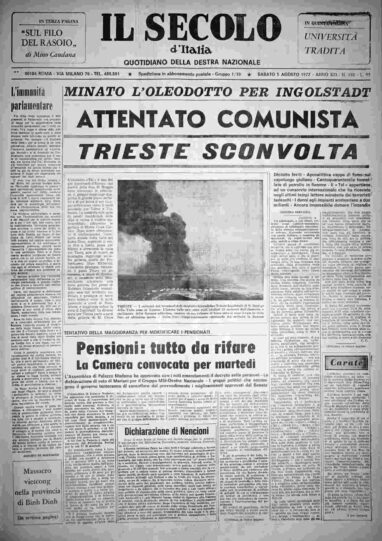 sabato 5 agosto 1972
