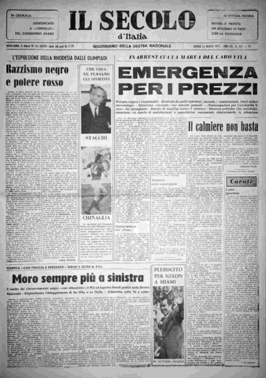giovedì 24 agosto 1972
