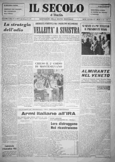 martedì 19 settembre 1972