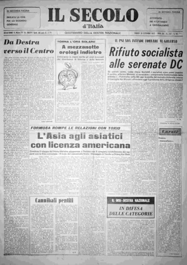 sabato 30 settembre 1972