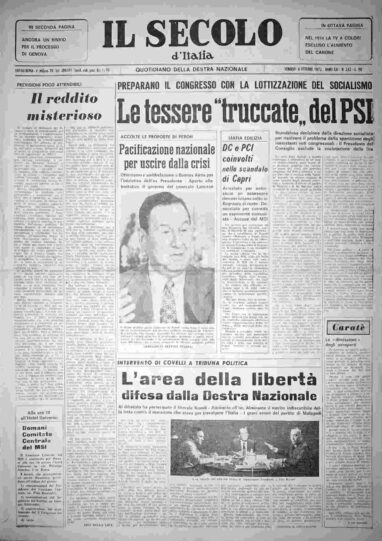 venerdì 6 ottobre 1972