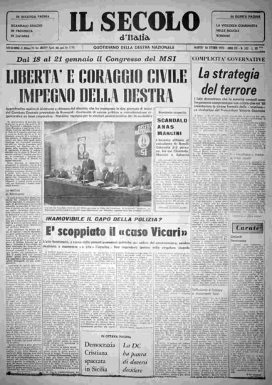 martedì 10 ottobre 1972