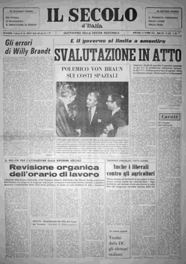 mercoledì 11 ottobre 1972