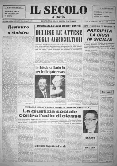 venerdì 13 ottobre 1972
