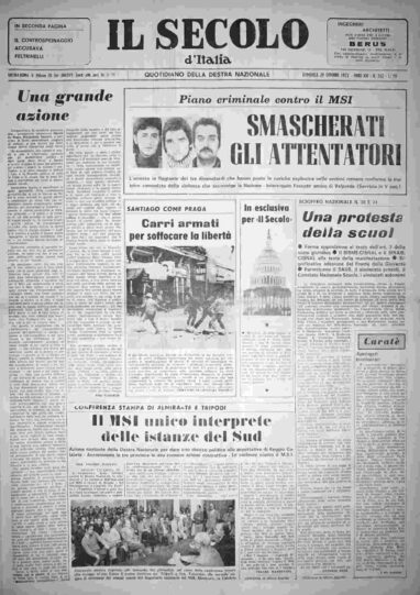 domenica 29 ottobre 1972