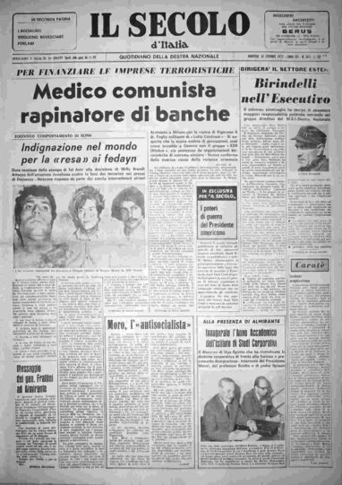 martedì 31 ottobre 1972
