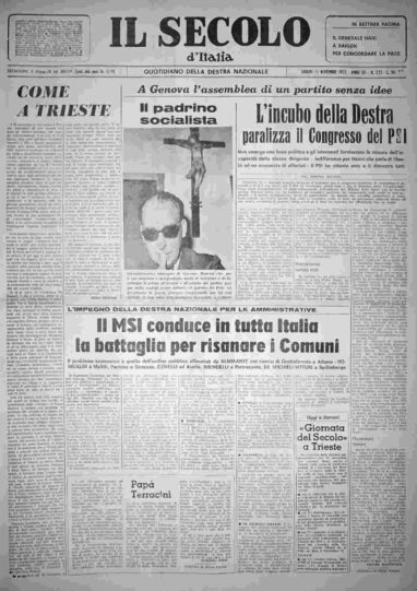 sabato 11 novembre 1972