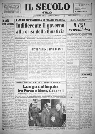 giovedì 16 novembre 1972