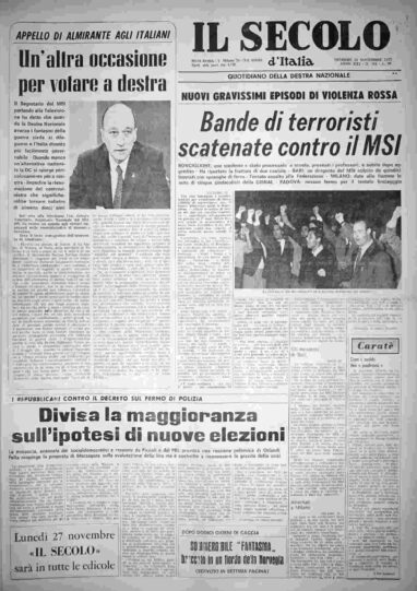 venerdì 24 novembre 1972