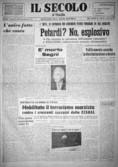 sabato 2 dicembre 1972